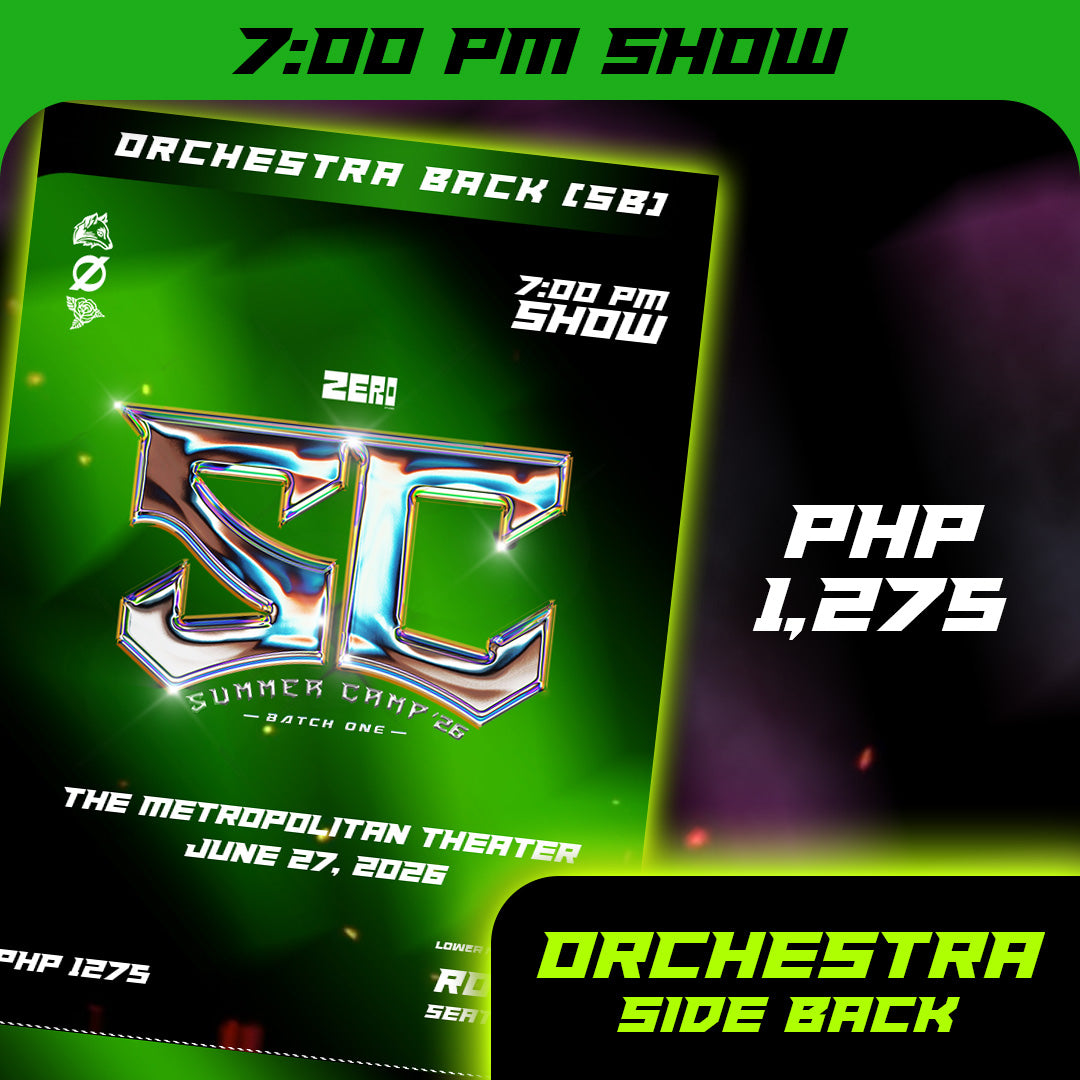 ZERØ SUMMER CAMP - BATCH 1 RECITAL: 7PM SHOW - ORCHESTRA SIDE BACK