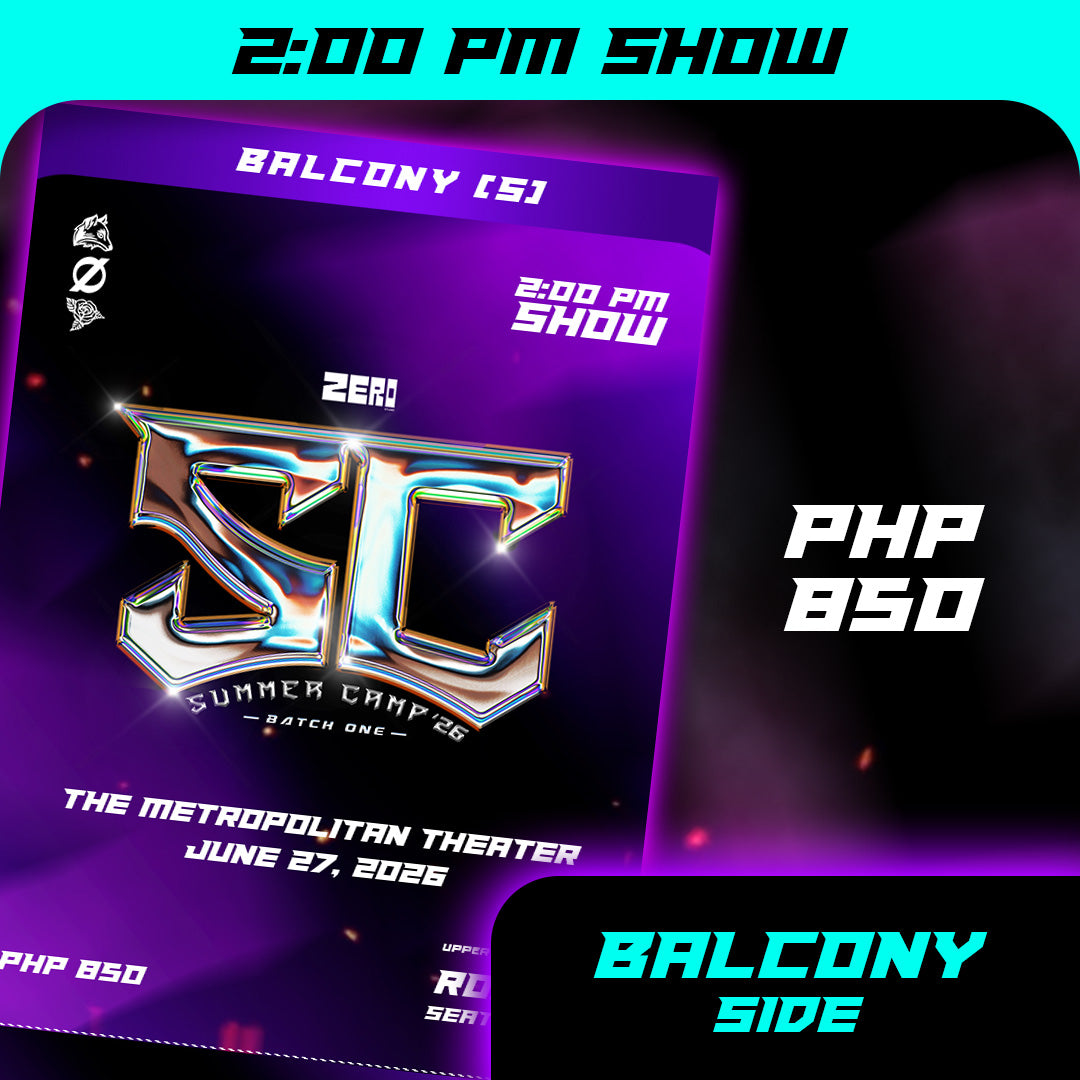 ZERØ SUMMER CAMP - BATCH 1 RECITAL: 2PM SHOW - BALCONY SIDE