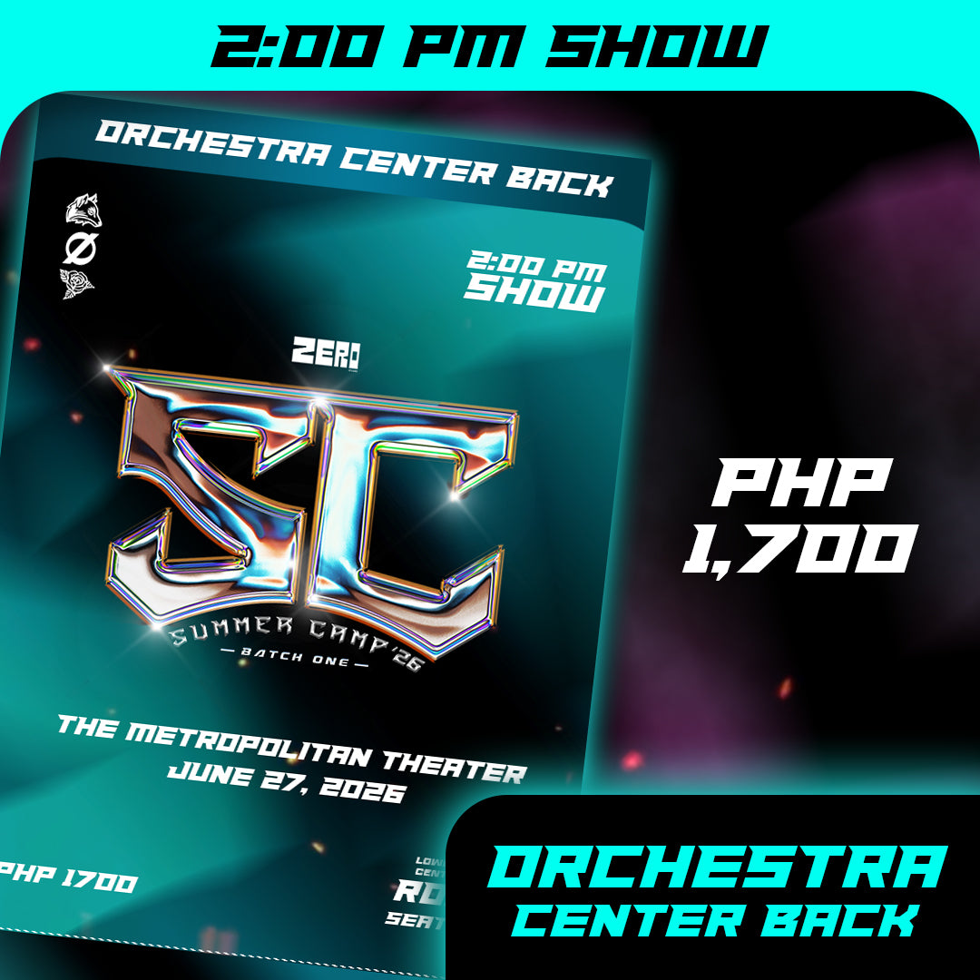 ZERØ SUMMER CAMP - BATCH 1 RECITAL: 2PM SHOW - ORCHESTRA CENTER BACK