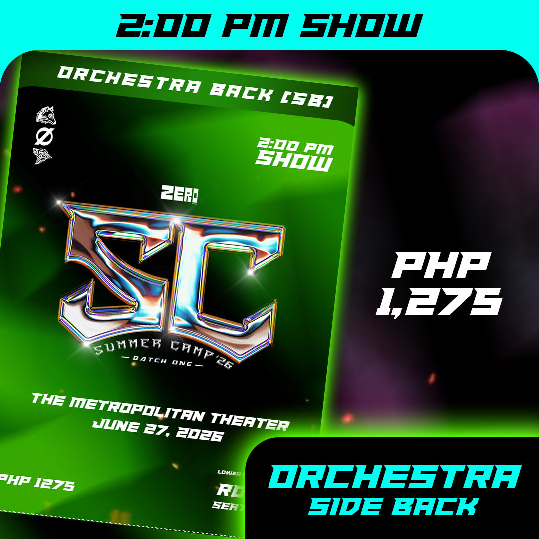 ZERØ SUMMER CAMP - BATCH 1 RECITAL: 2PM SHOW - ORCHESTRA SIDE BACK