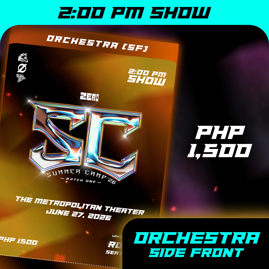 ZERØ SUMMER CAMP - BATCH 1 RECITAL: 2PM SHOW - ORCHESTRA SIDE FRONT