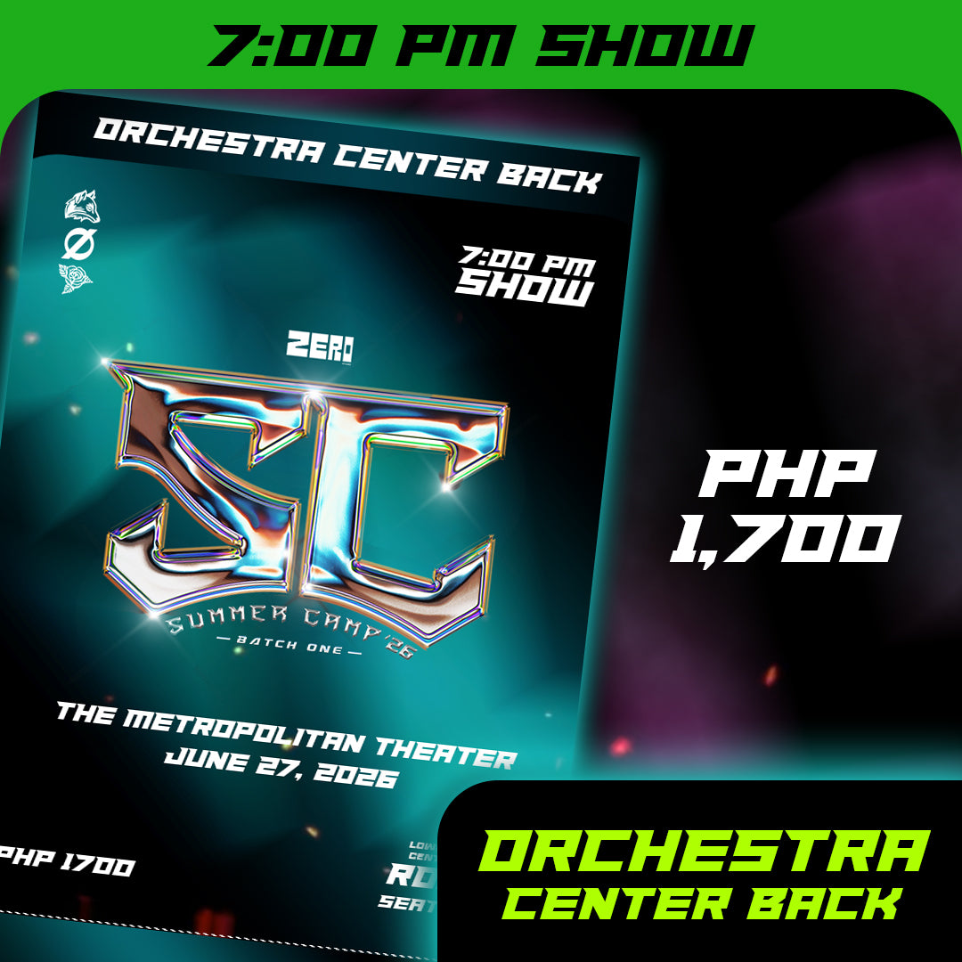 ZERØ SUMMER CAMP - BATCH 1 RECITAL: 7PM SHOW - ORCHESTRA CENTER BACK
