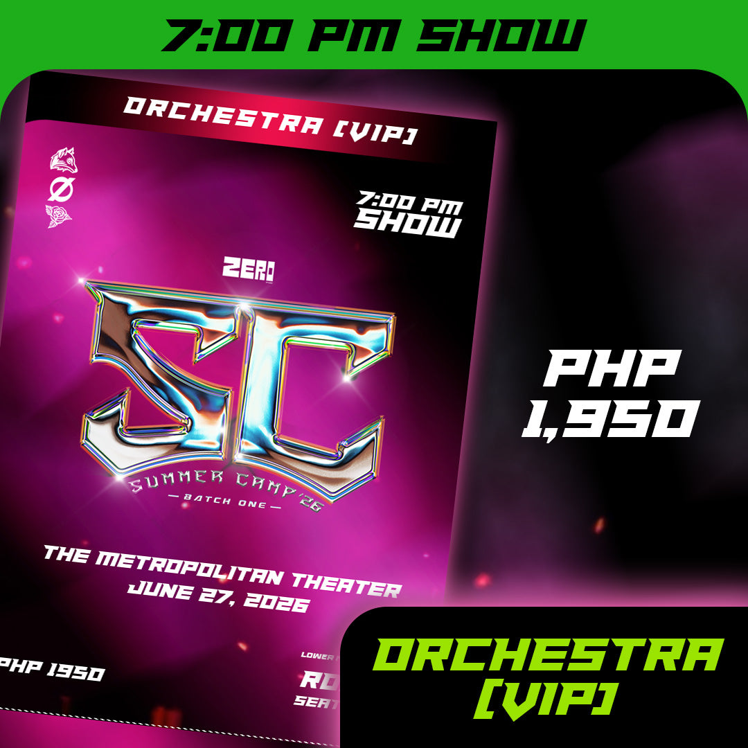 ZERØ SUMMER CAMP - BATCH 1 RECITAL: 7PM SHOW - ORCHESTRA VIP